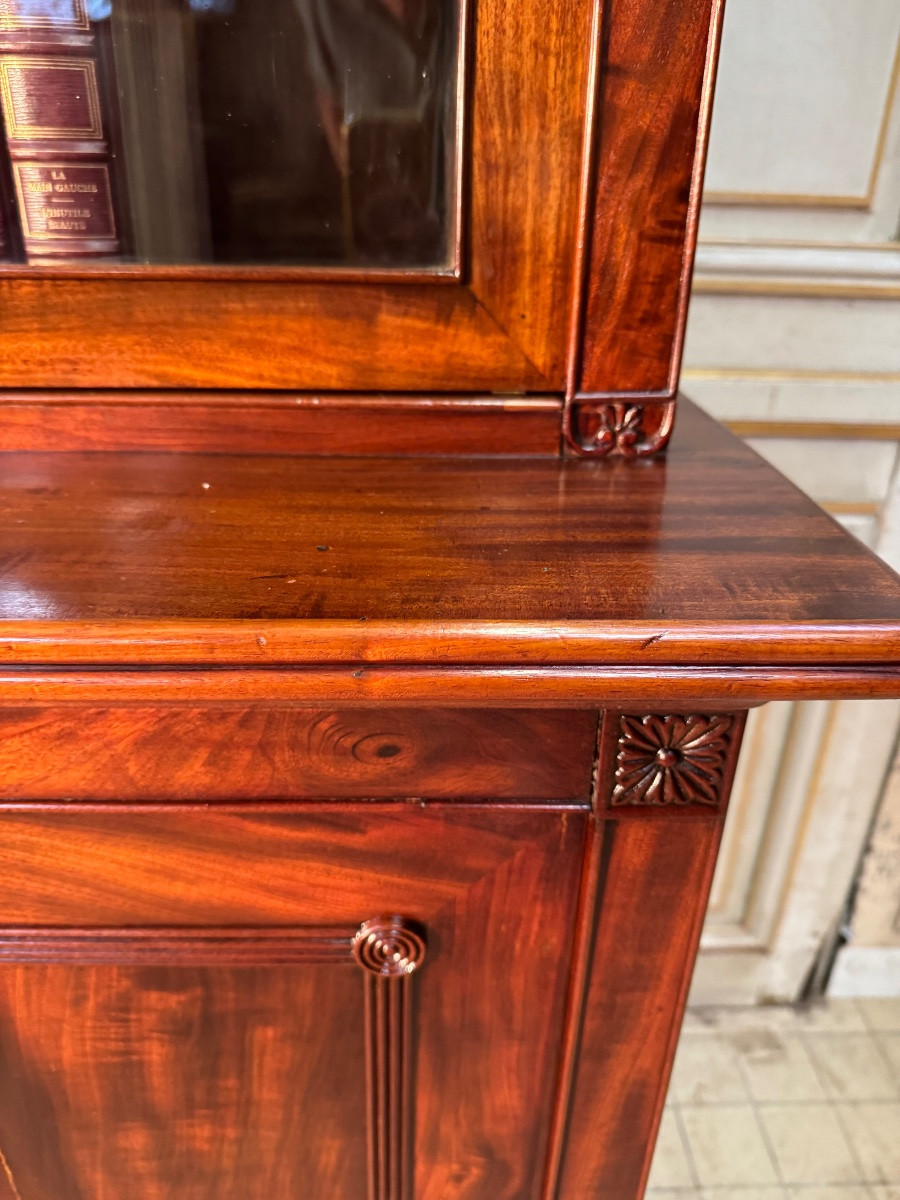 Large 19th Century Mahogany Bookcase -photo-1