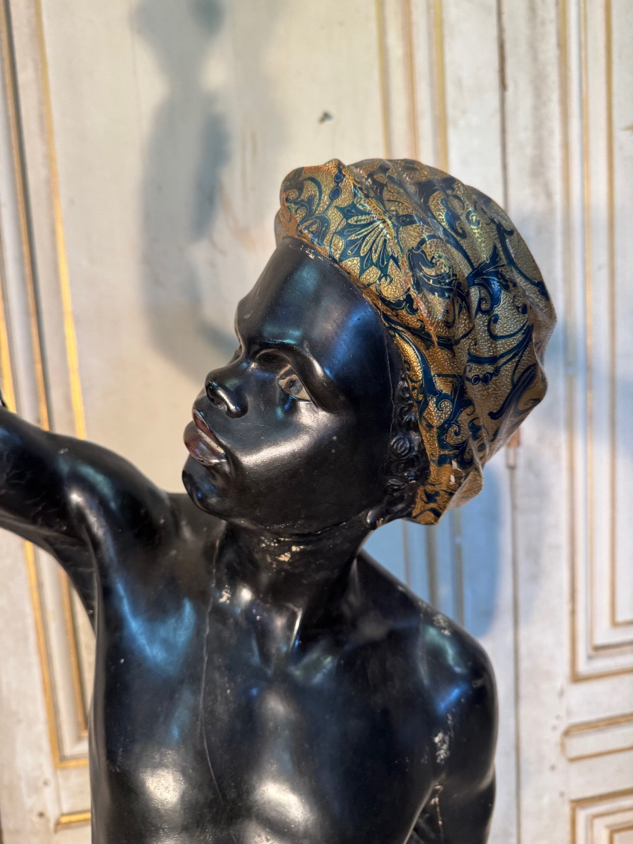 Pair Of Nubian Venice 19th -photo-2