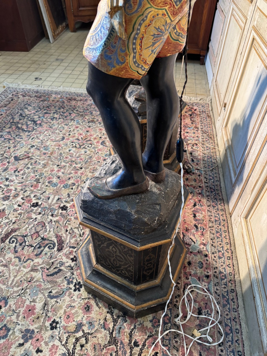 Pair Of Nubian Venice 19th -photo-5