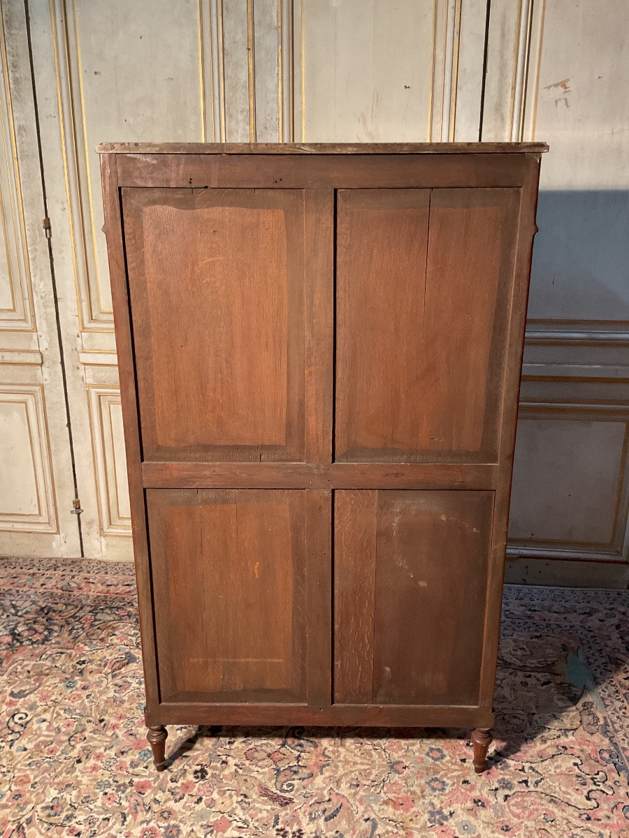 Louis XVI Mahogany Display Case, 19th Century -photo-4
