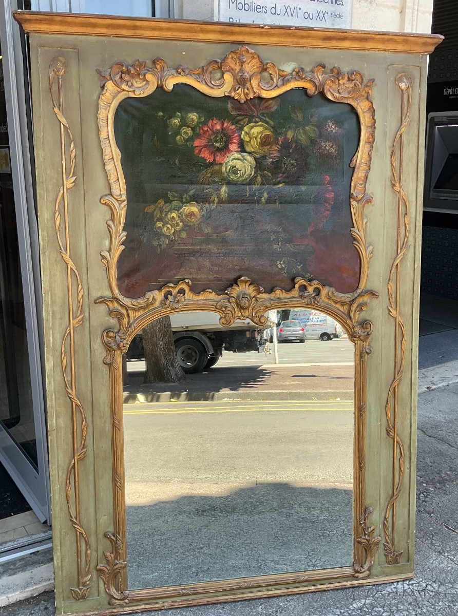 Large 19th Century Trumeau -photo-2