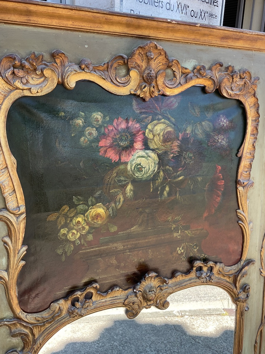 Large 19th Century Trumeau -photo-3