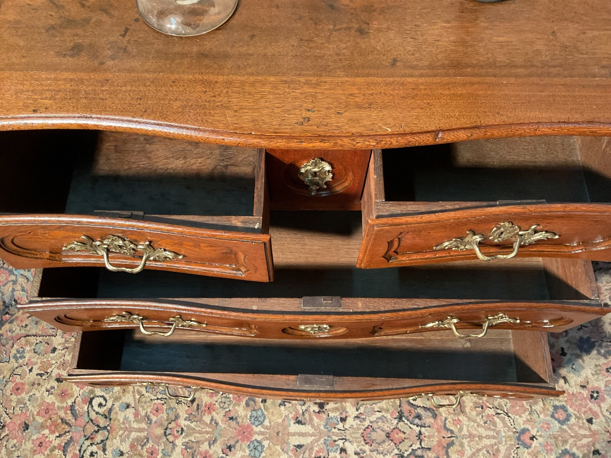 Commode parisienne en chêne 18 eme -photo-2