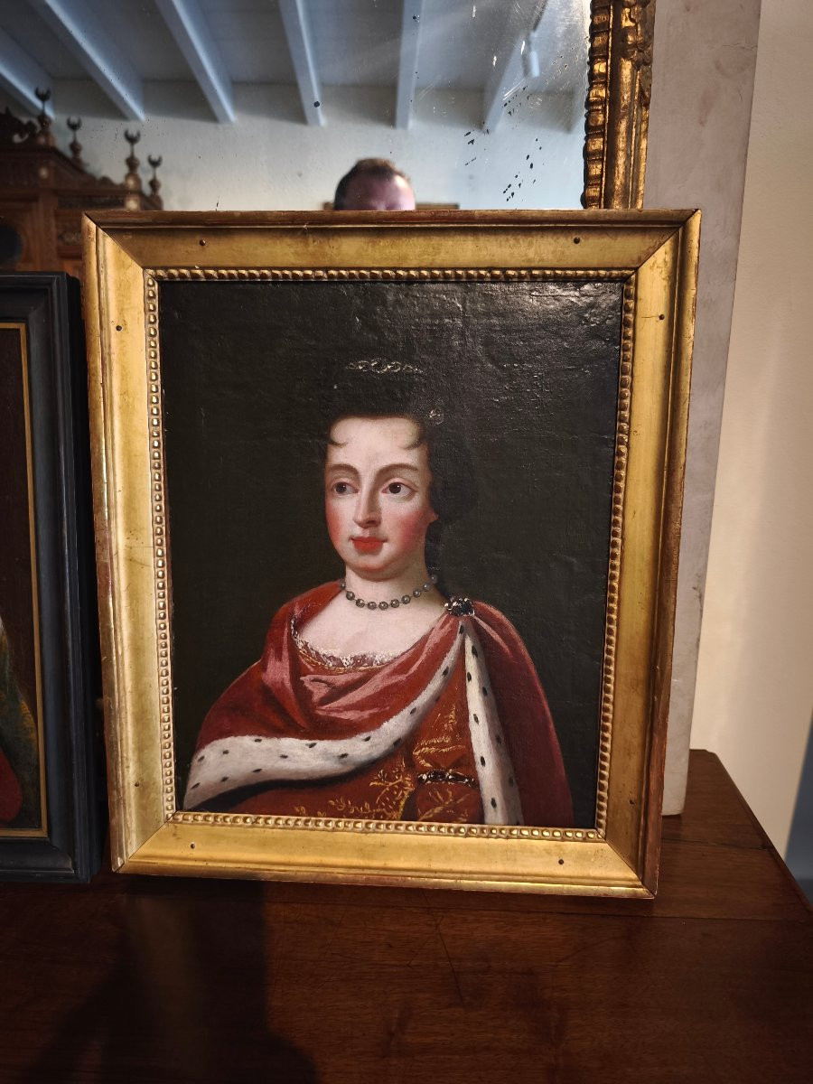 Pair Of Hst Portraits Of The Daughters Of Louis XIV, Late 17th Century -photo-3