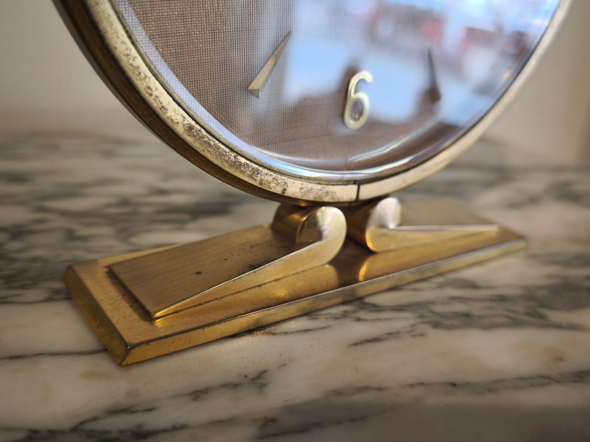 Hermes /jaeger Lecoultre Clock Circa 1950 Art Deco -photo-1