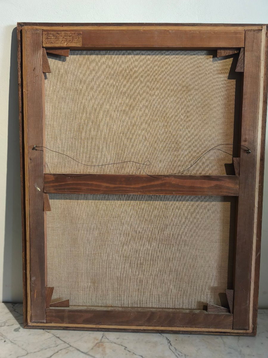 Portrait Of An Elegant 18th Century Hst -photo-2