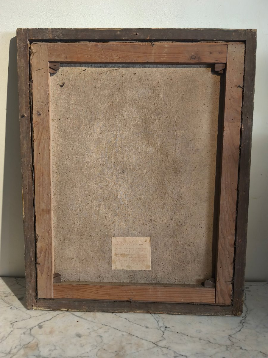 Portrait HST du seigneur Albert Ferdinand en armure 1716-photo-2