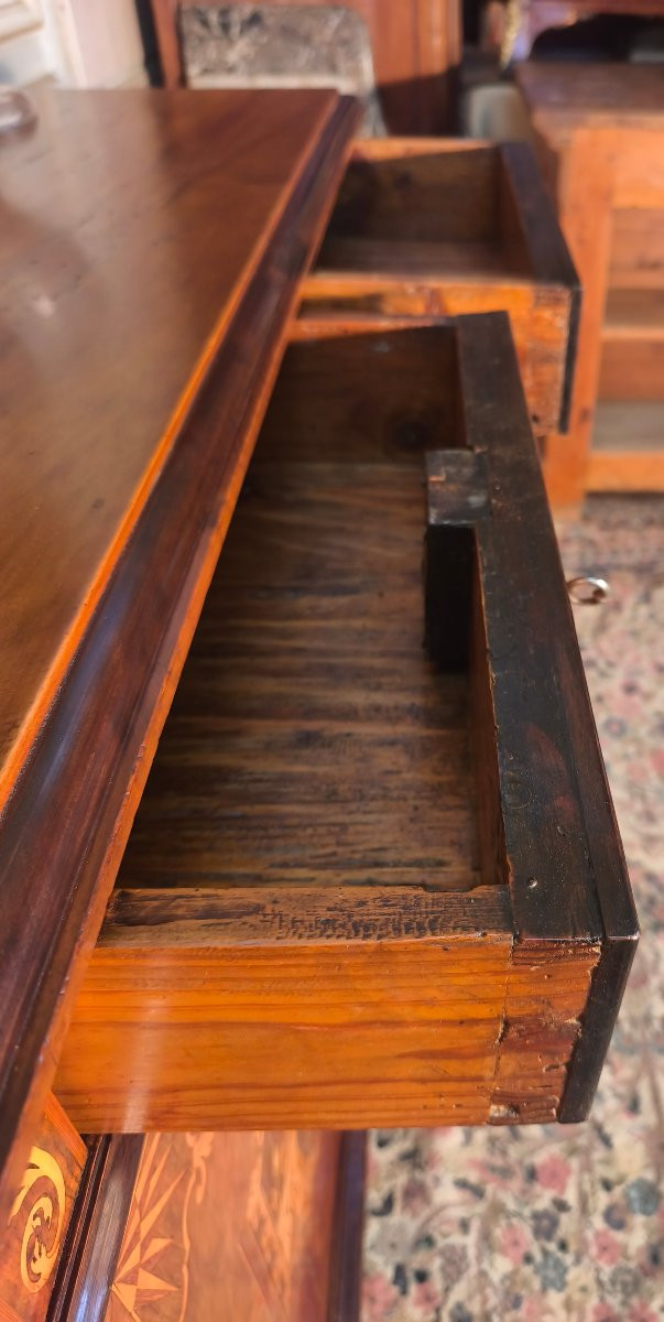 Buffet en noyer et marqueterie du 17 ème siècle -photo-6