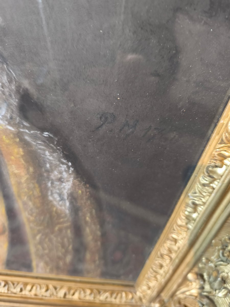 Pastel portrait de jeune d élégant jeune homme 18 ème siècle -photo-3