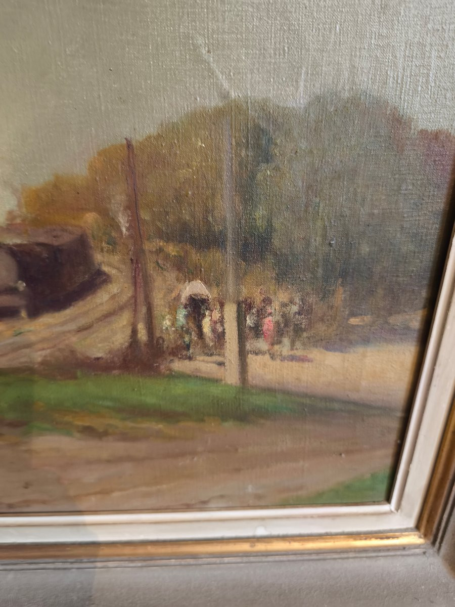 Tableau HST Charles Videau pseudonyme d Herman Delpech -photo-2