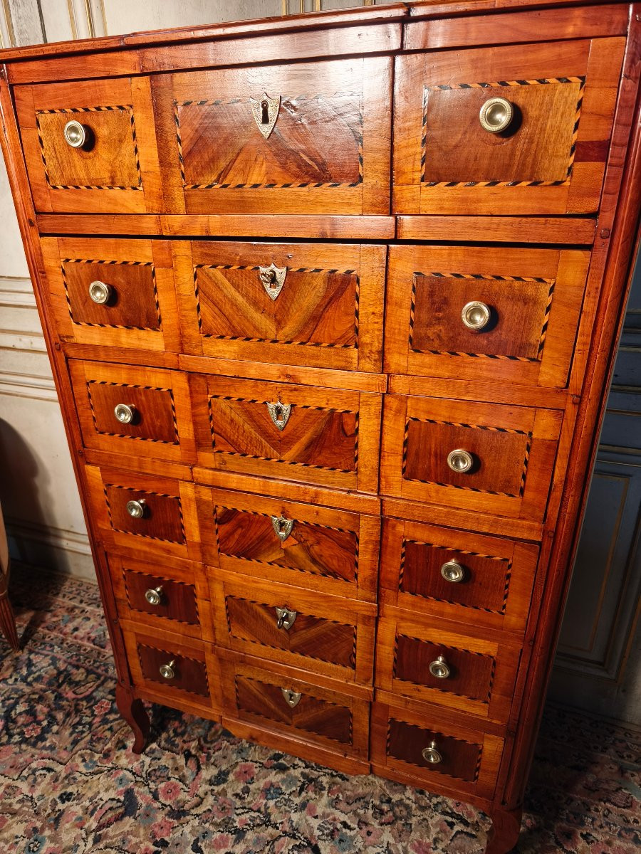 Louis XVI Period Chest Of Drawers, 18th Century -photo-1