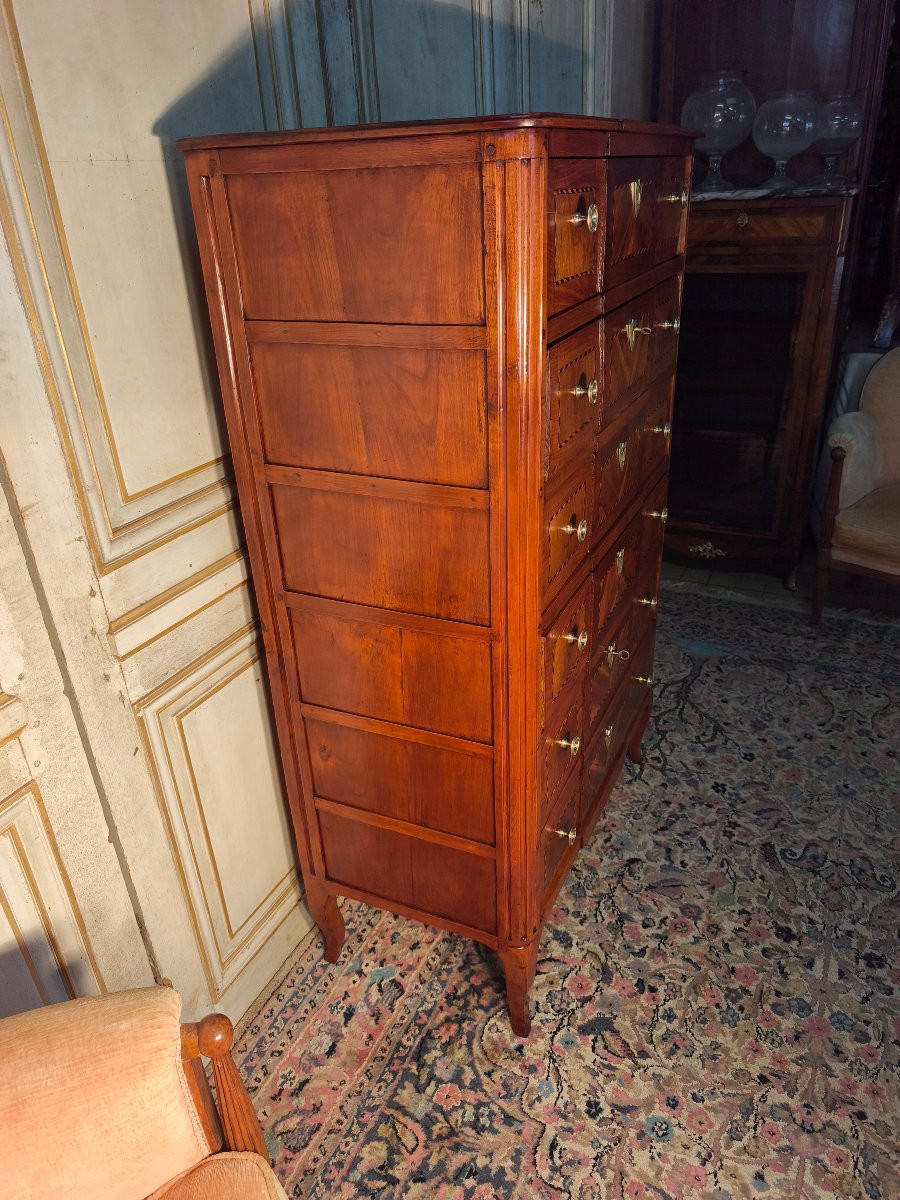 Louis XVI Period Chest Of Drawers, 18th Century -photo-3