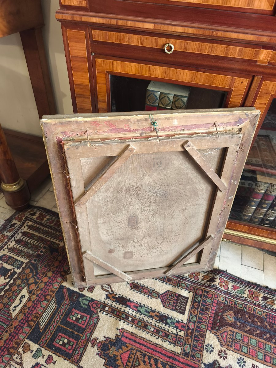 Tableau HST scène l'orgie au champagne 19 ème -photo-1