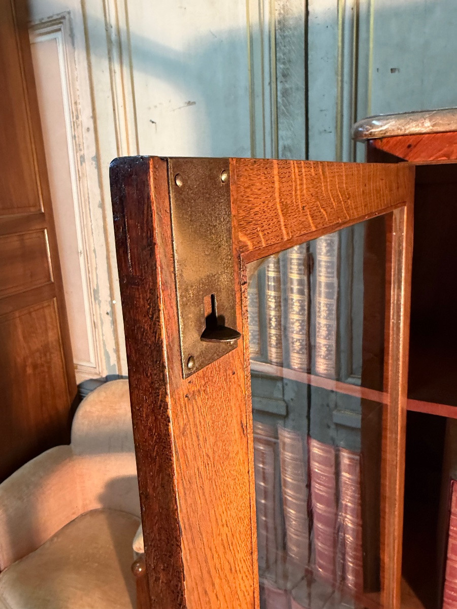Louis XV Marquetry Bookcase, 18th Century -photo-4