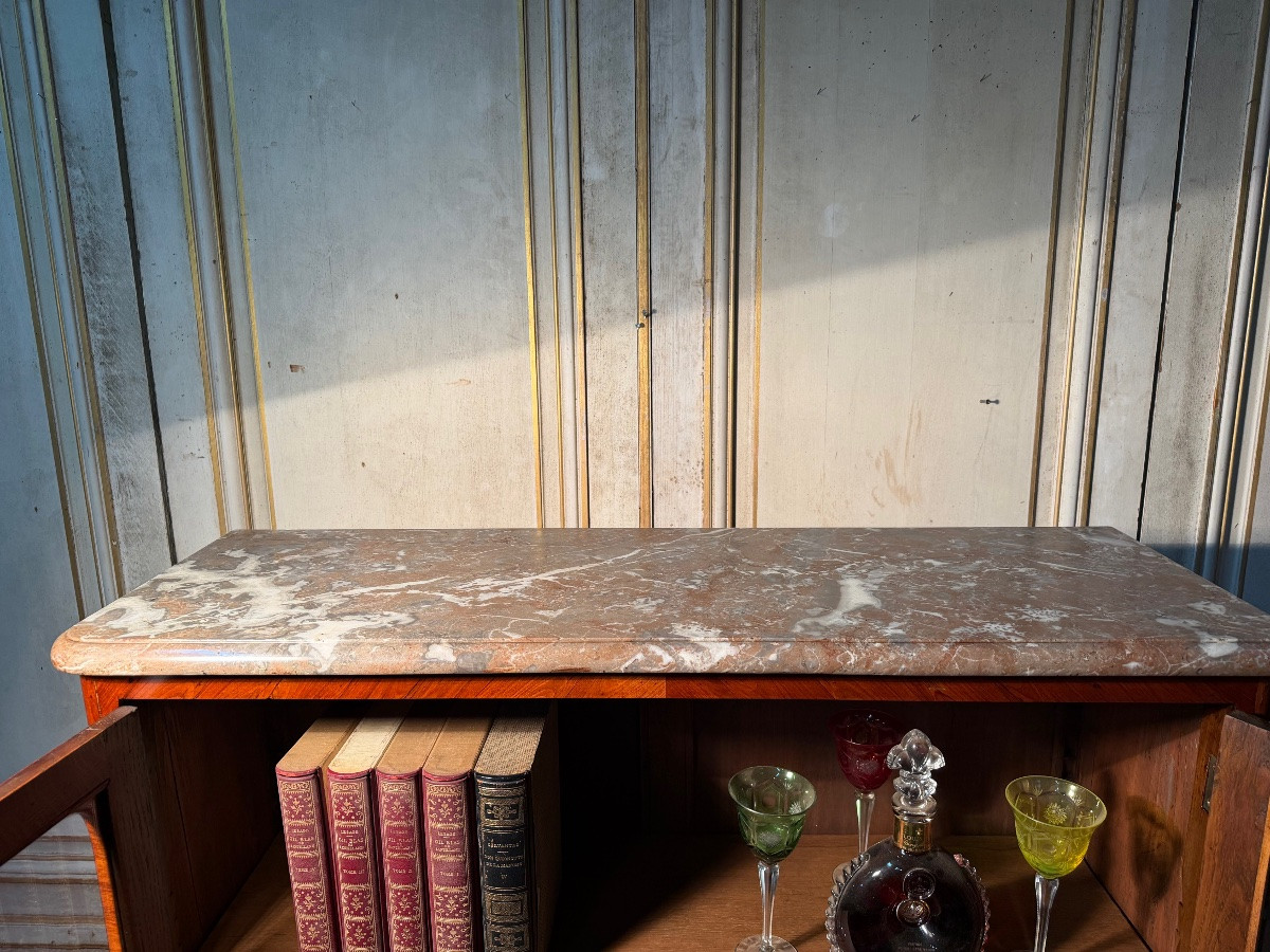 Louis XV Marquetry Bookcase, 18th Century -photo-6