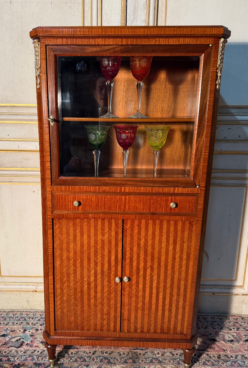 Display Cabinet Stamped Haentges Frères Paris 