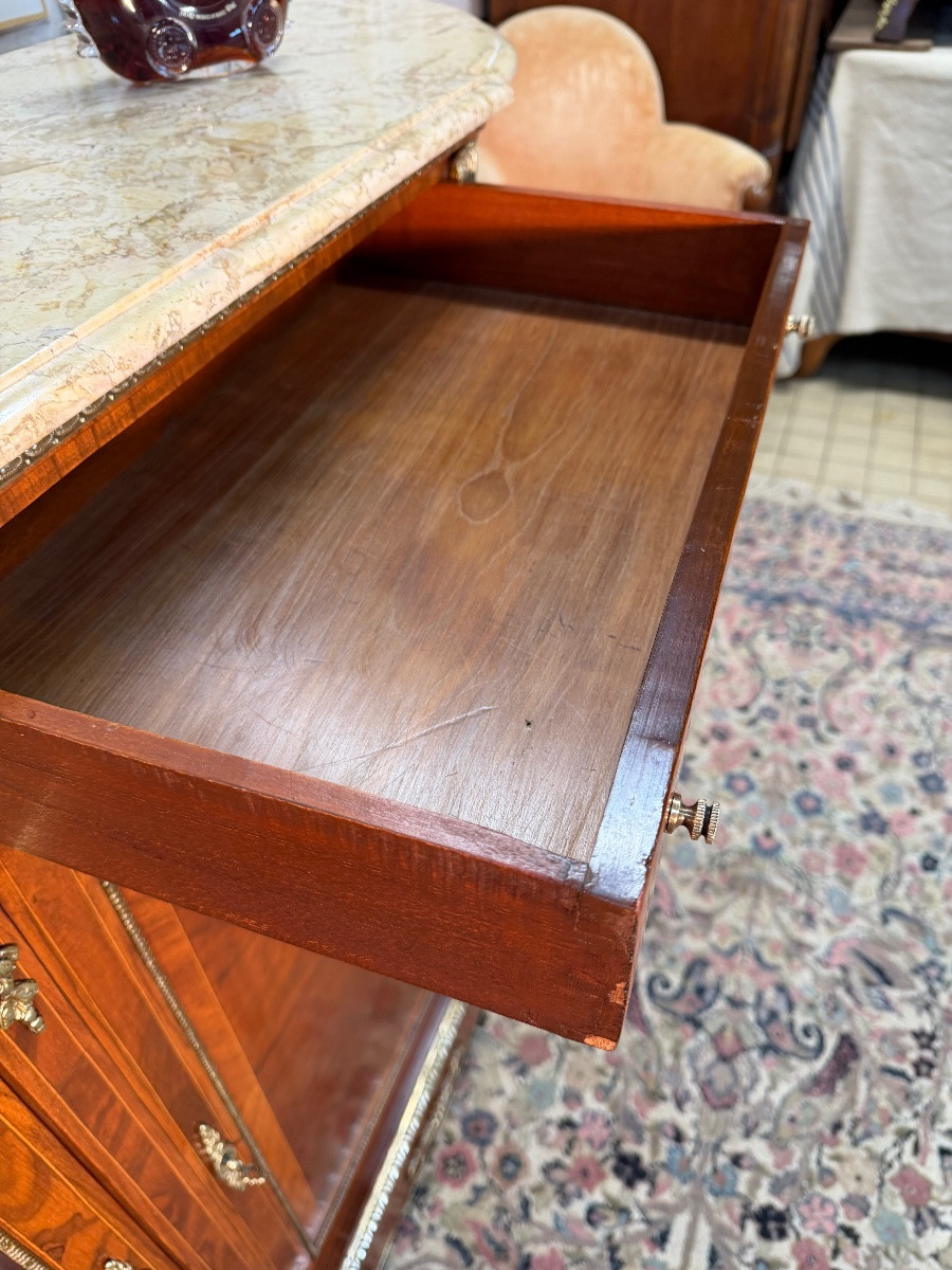 Napoleon III Mahogany And Bronze Display Cabinet -photo-2