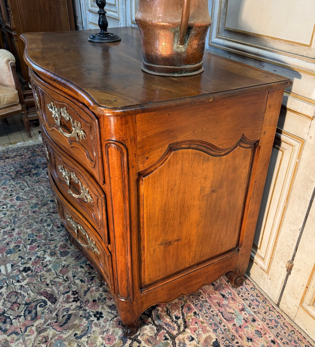 Commode provençale en noyer du 18 eme siècle -photo-4
