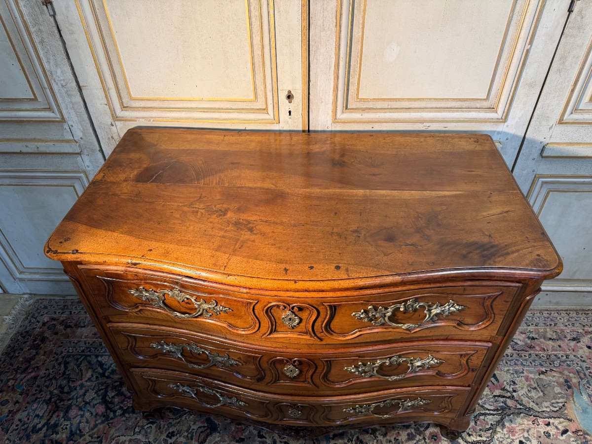 Commode provençale en noyer du 18 eme siècle -photo-4