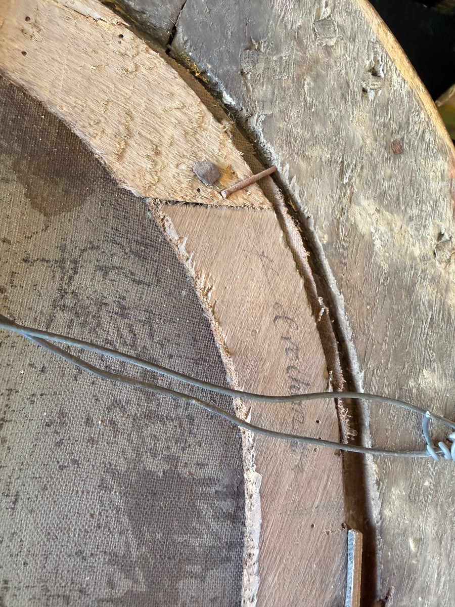 Paire de portrait fin 17 eme d époque régence -photo-3