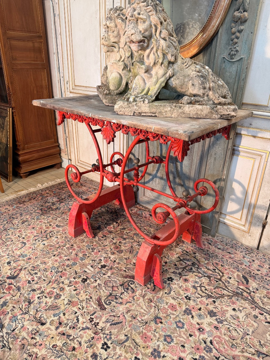 Antique Butcher's Table-photo-4