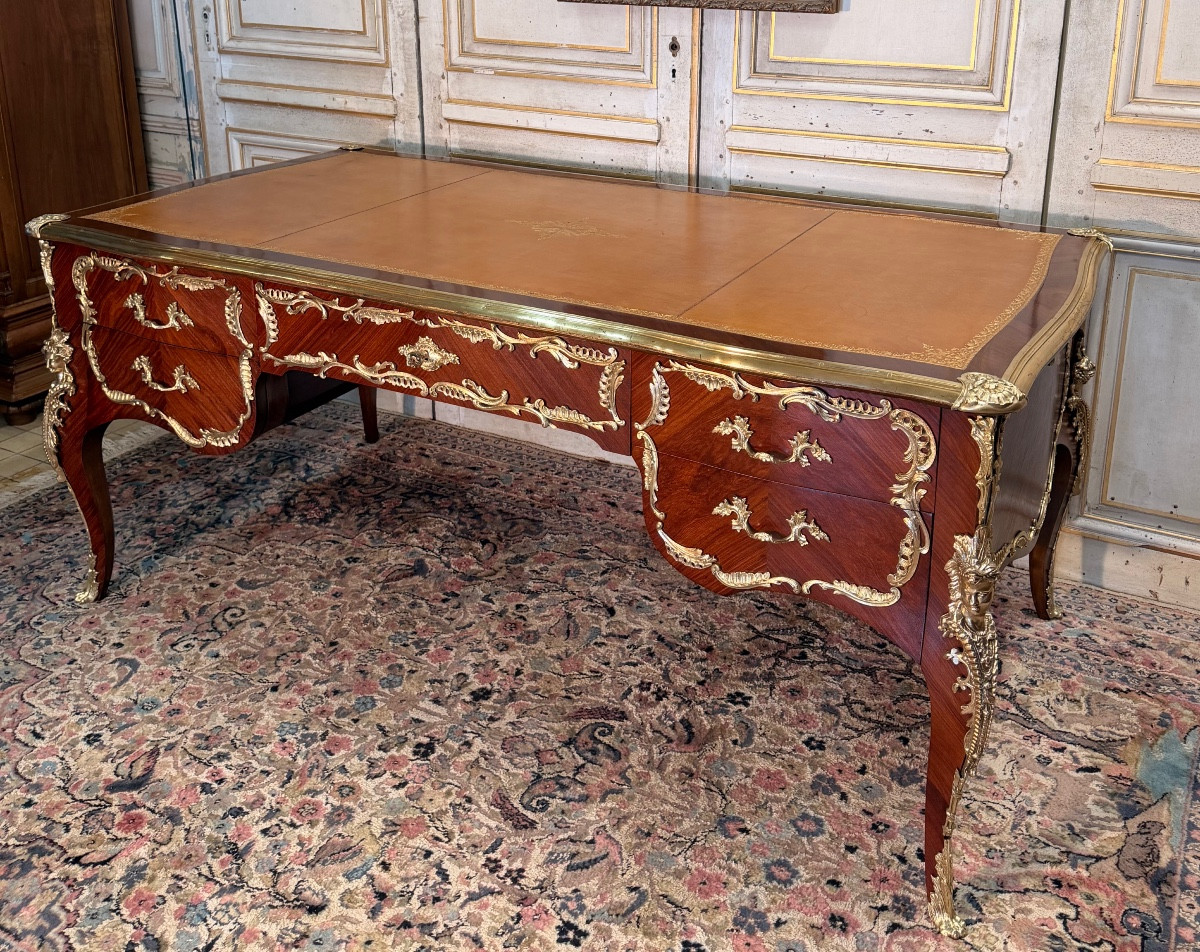 Large Louis XV-style Chairman's Desk