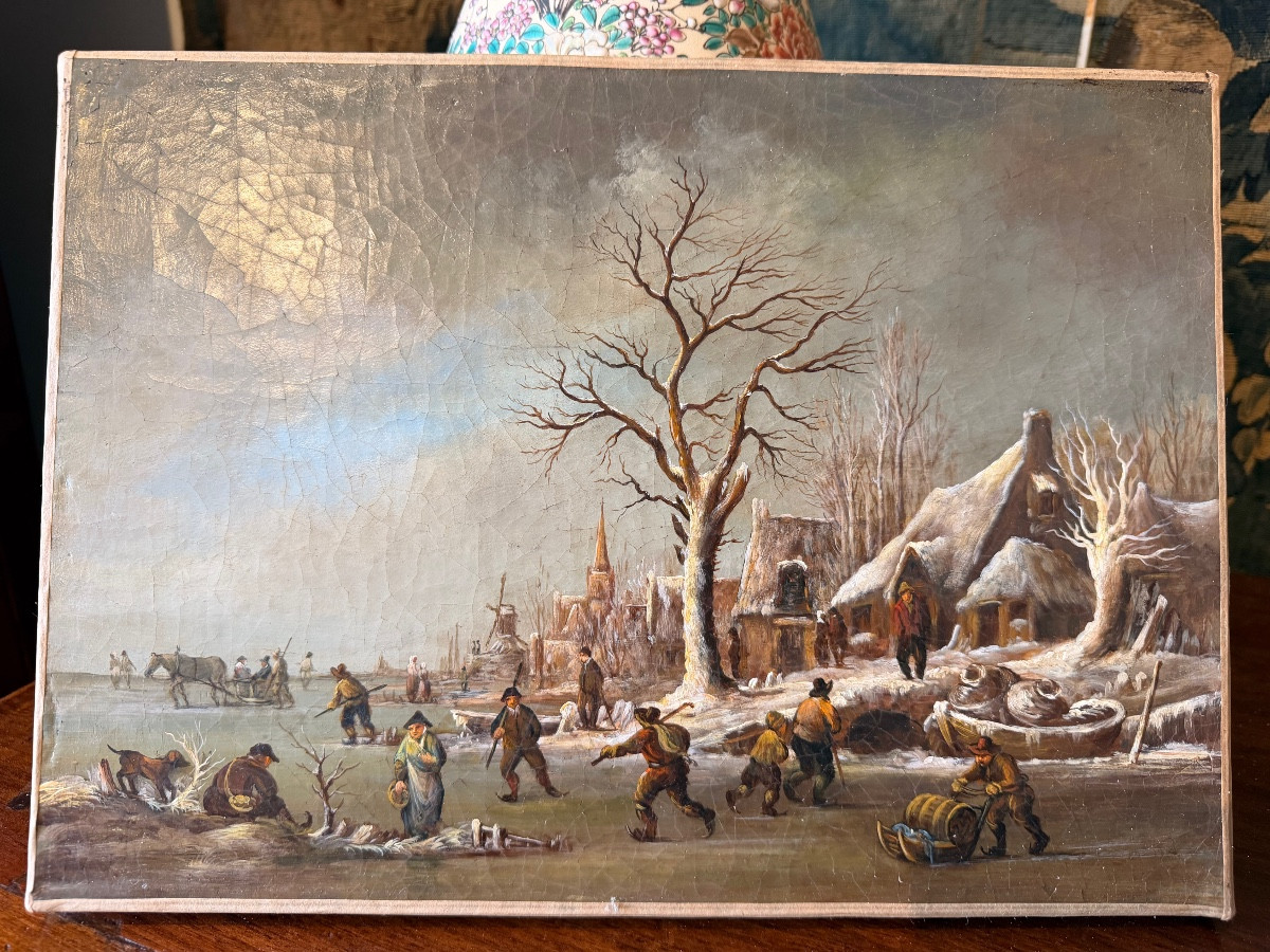 Painting Dutch School 19th Century