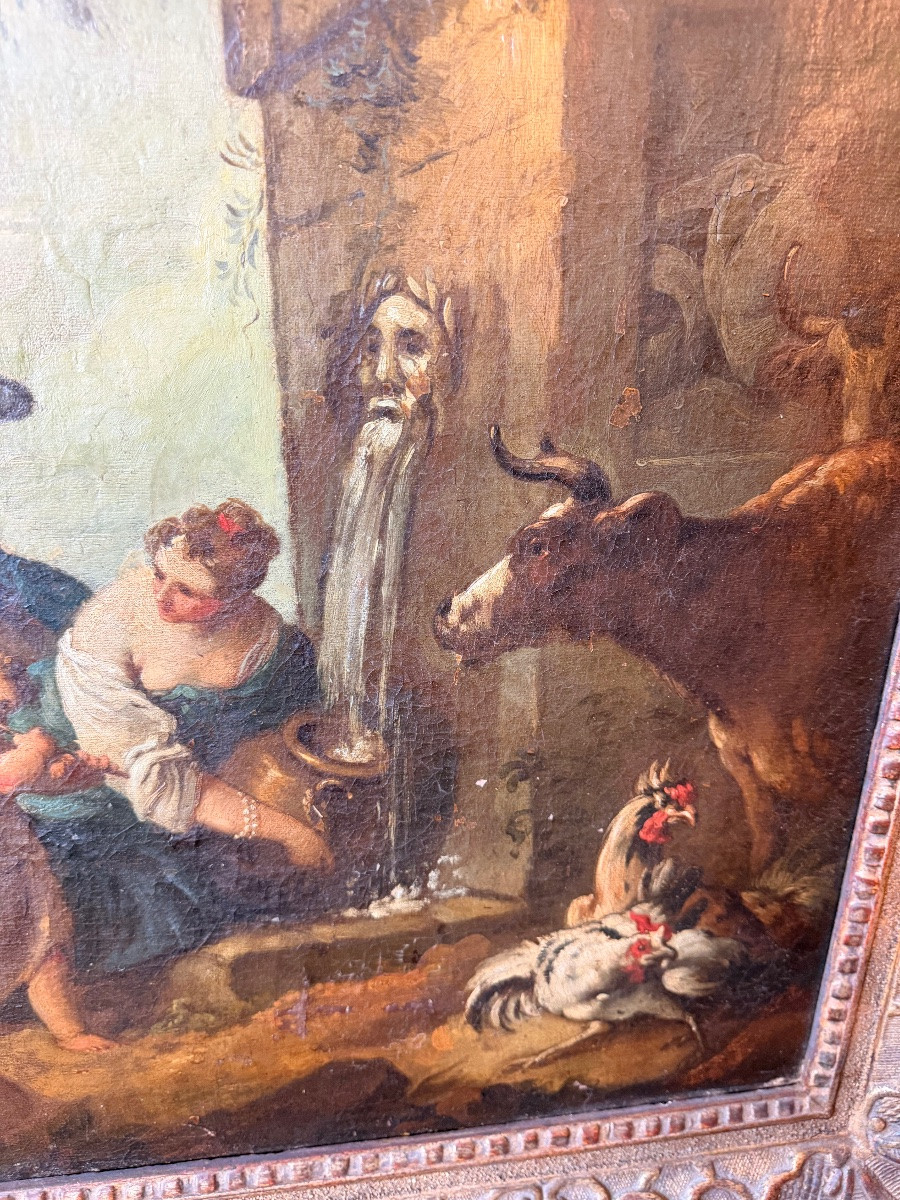 Tableau 18 eme dans le goût de François boucher -photo-2