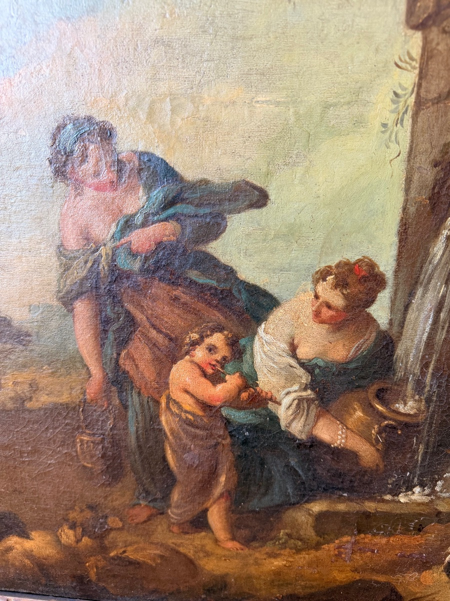 Tableau 18 eme dans le goût de François boucher -photo-3
