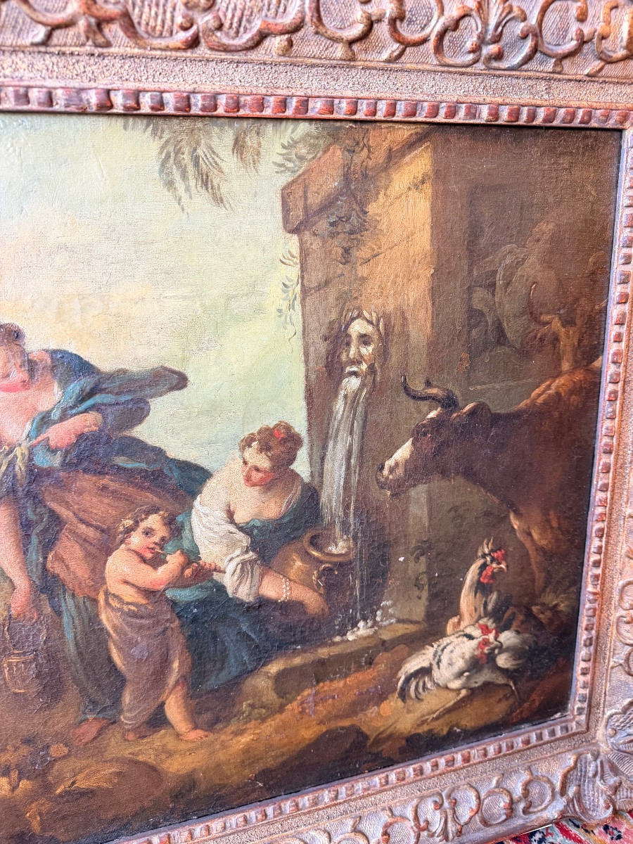 Tableau 18 eme dans le goût de François boucher -photo-1