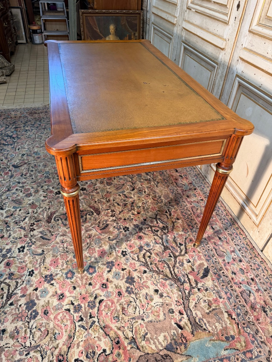 Large Louis XVI Style Desk Stamped André Mailfert-photo-2