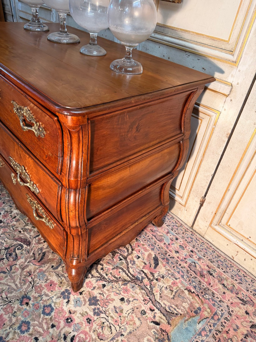 Commode tombeau d époque Louis XV 18 eme siècle -photo-2