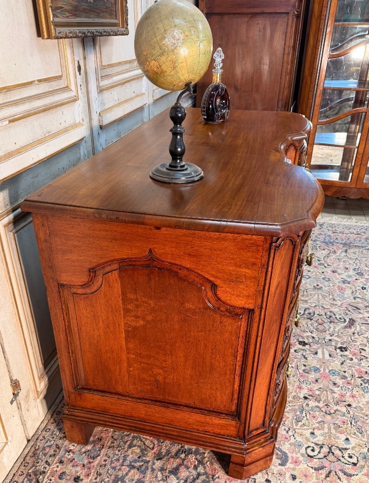 18th Century Regency Chest Of Drawers In Blond Walnut-photo-4