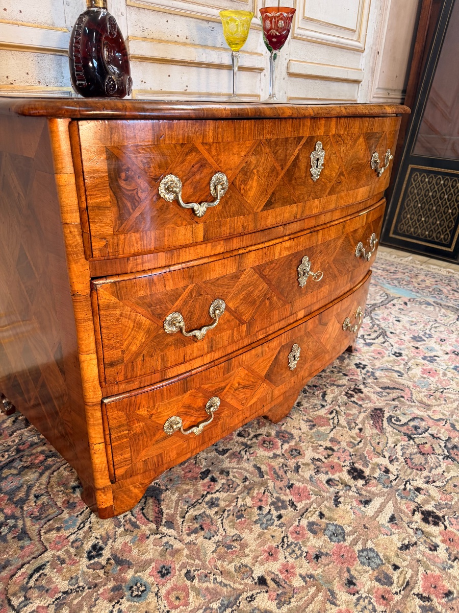 Commode Louis XIV en marqueterie -photo-4