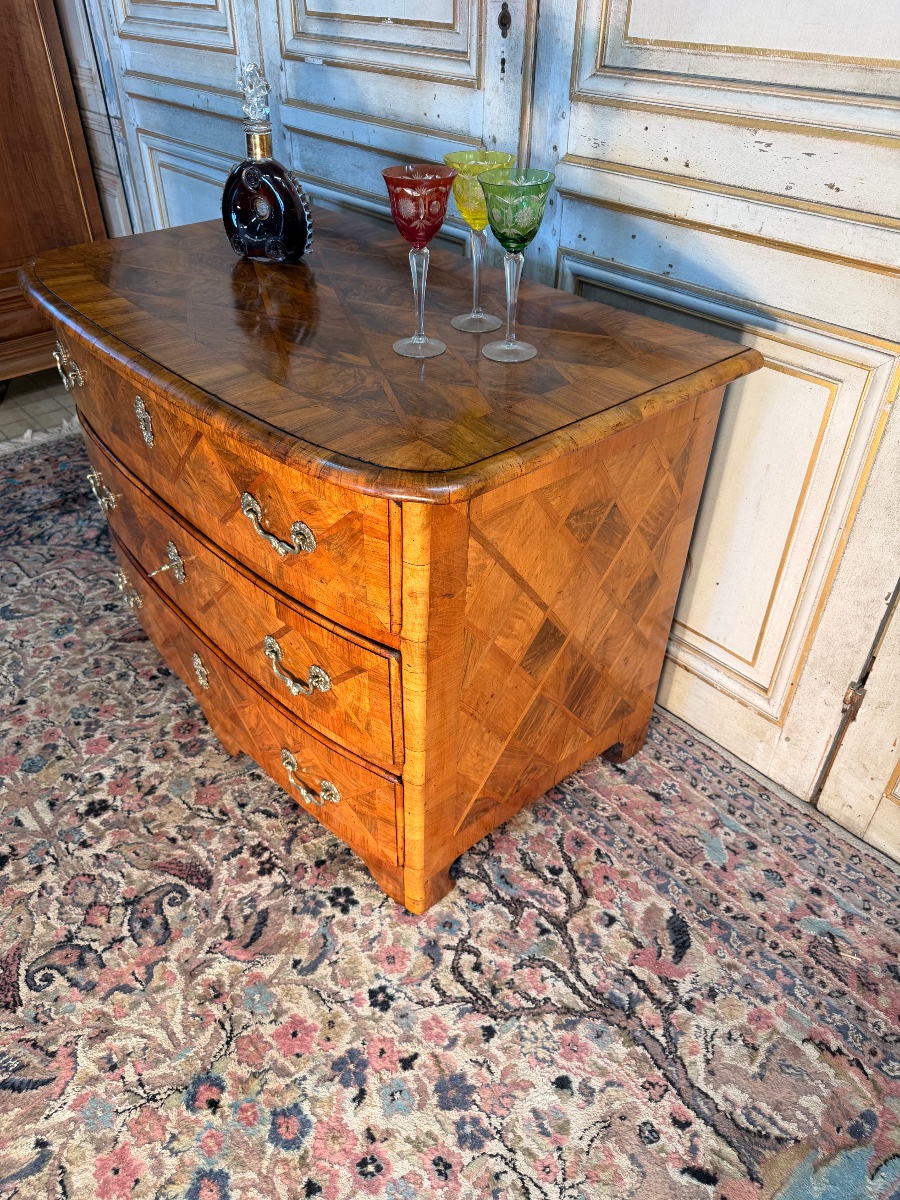 Commode Louis XIV en marqueterie -photo-2