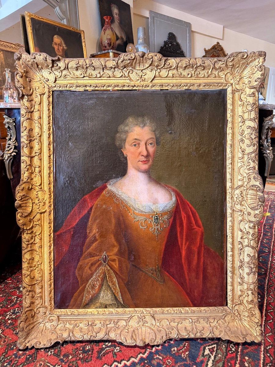 Tableau portrait d époque 17 eme d époque régence 