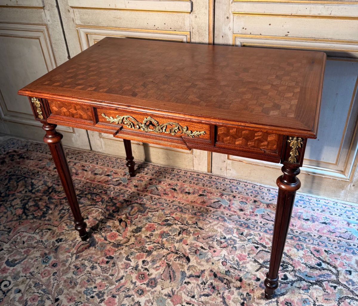 Napoleon III-style Desk In The Sormani Style 
