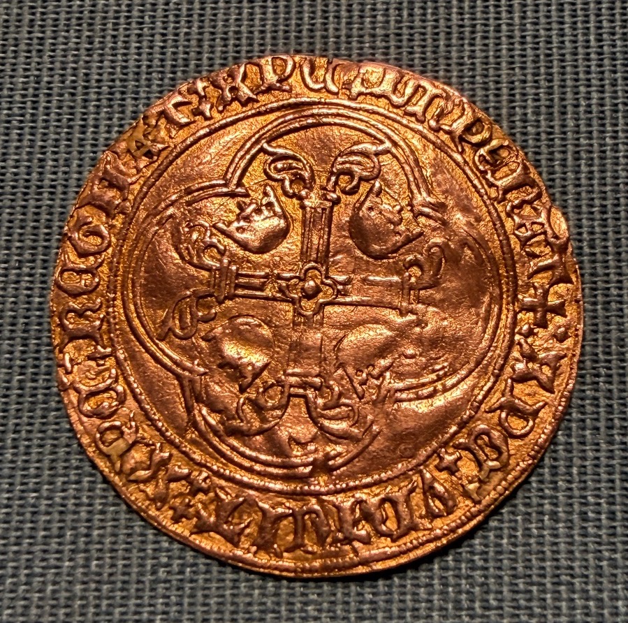 Écu d or Louis XI a la couronne -photo-2
