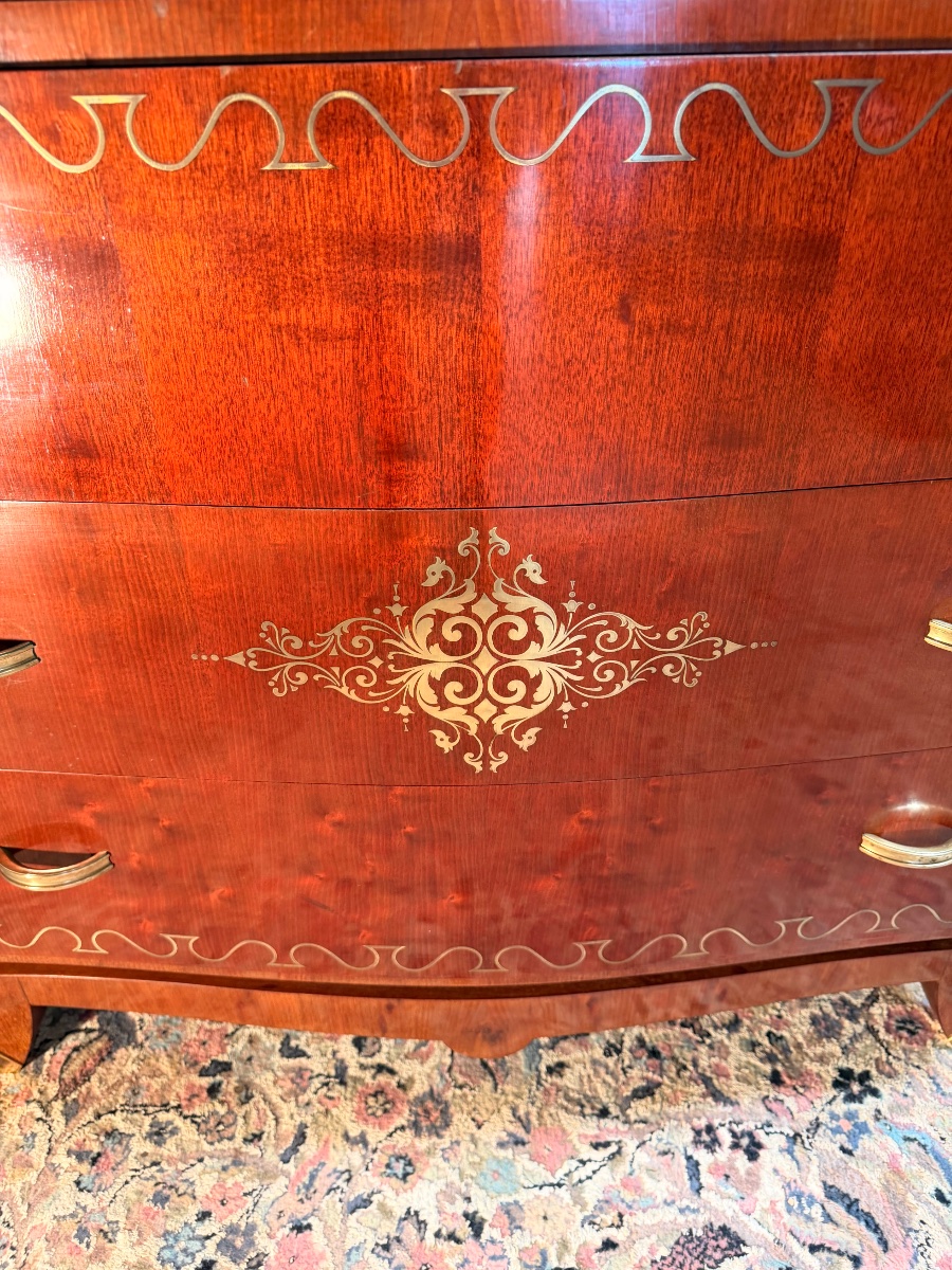 Commode Art Déco 1930-1940 attribuable à Jules Leleu-photo-4