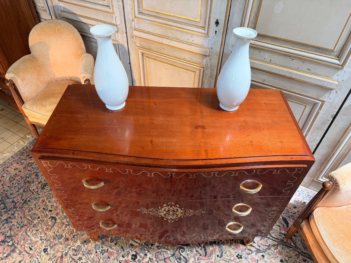Commode Art Déco 1930-1940 attribuable à Jules Leleu-photo-5