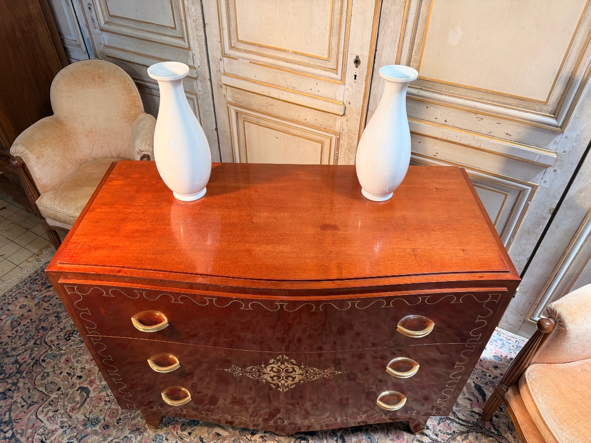 Commode Art Déco 1930-1940 attribuable à Jules Leleu-photo-6