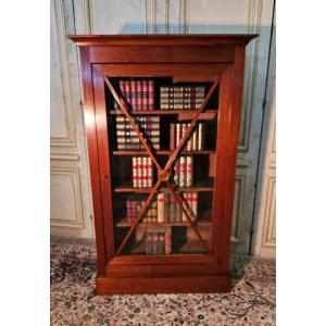 Louis Philippe Bookcase In Mahogany 19th Century