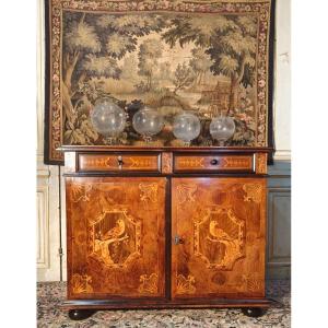 17th Century Walnut And Marquetry Sideboard 