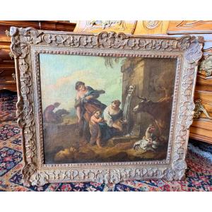 Tableau 18 eme dans le goût de François boucher 