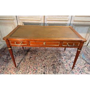 Large Louis XVI Style Desk Stamped André Mailfert