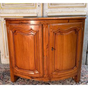 Louis XV Period 18th Century Curved Corner Cabinet