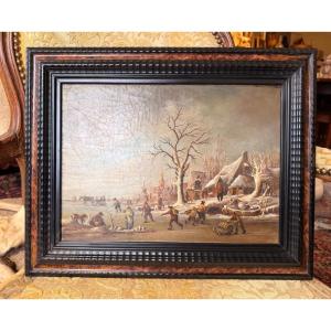 Tableau HST Ecole Hollandaise du 19 eme siècle