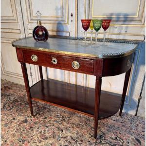 Console d époque Louis XVI en acajou 18 eme siècle