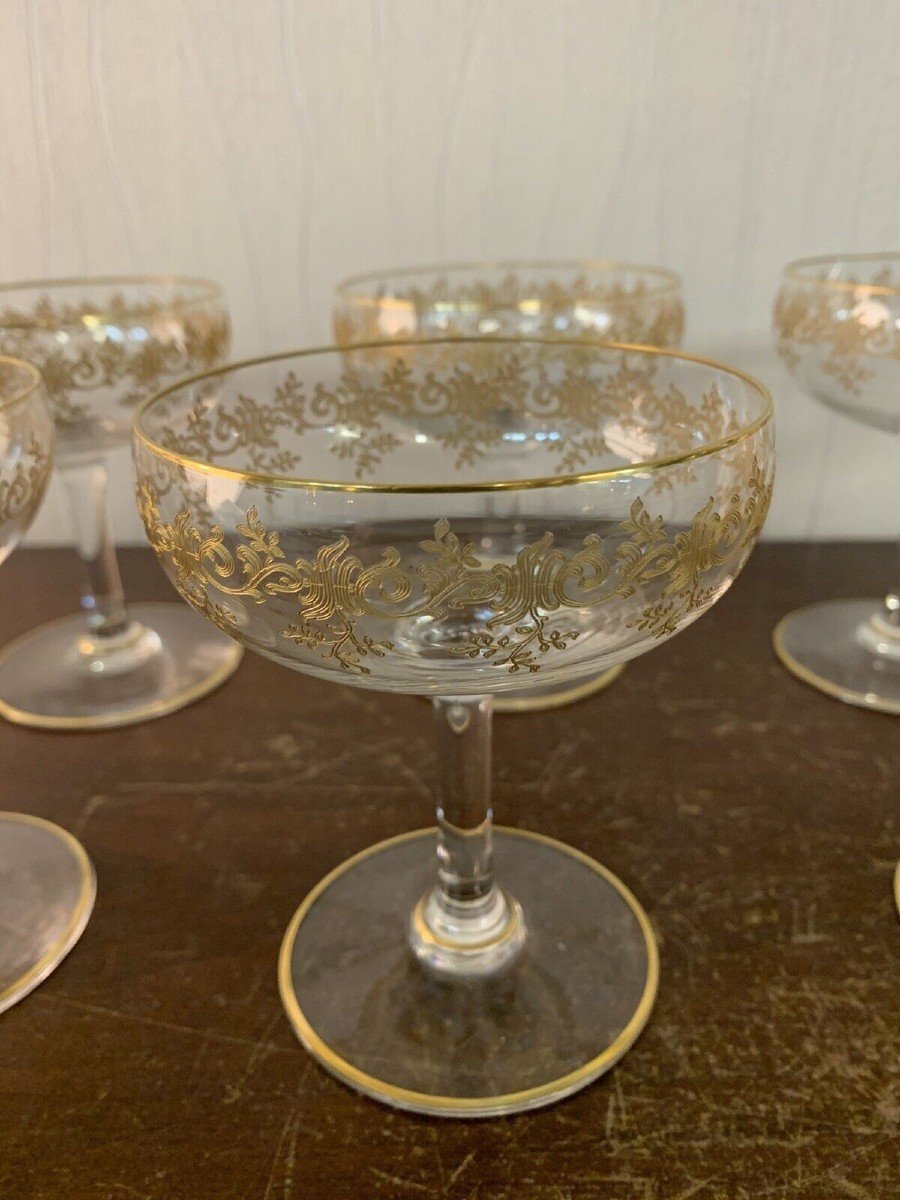 VERRES  A CHAMPAGNE BACCARAT-photo-2