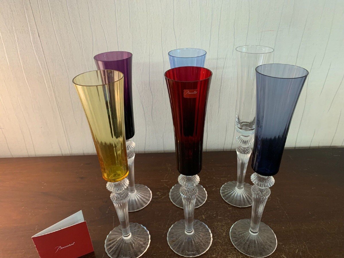 VERRES   A CHAMPAGNE BACCARAT